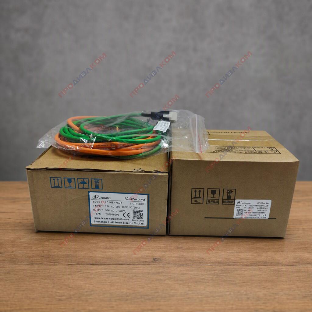 Сервомотор с драйвером Ethercat 17 bit 220 В, 750 Вт