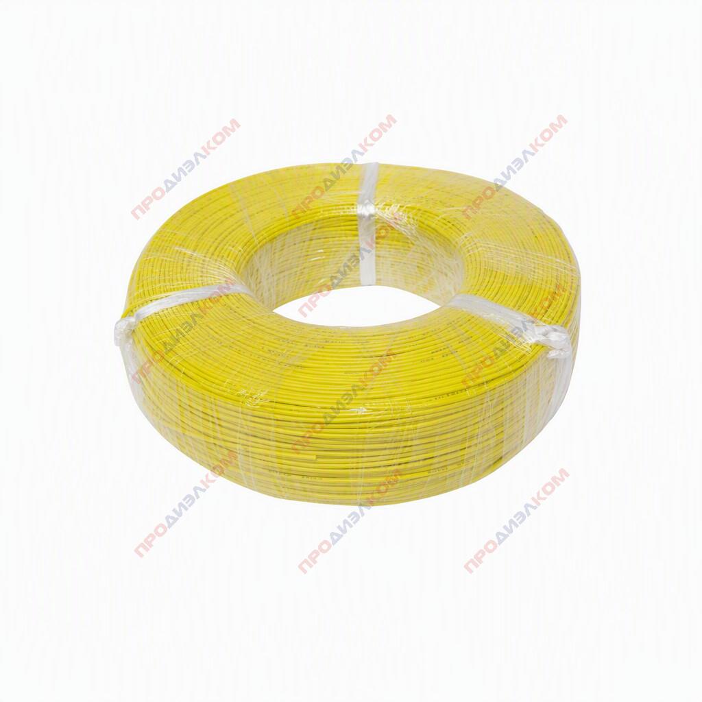 Провод силиконовый  20 AWG 0,5 мм кв 400 м (желтый)