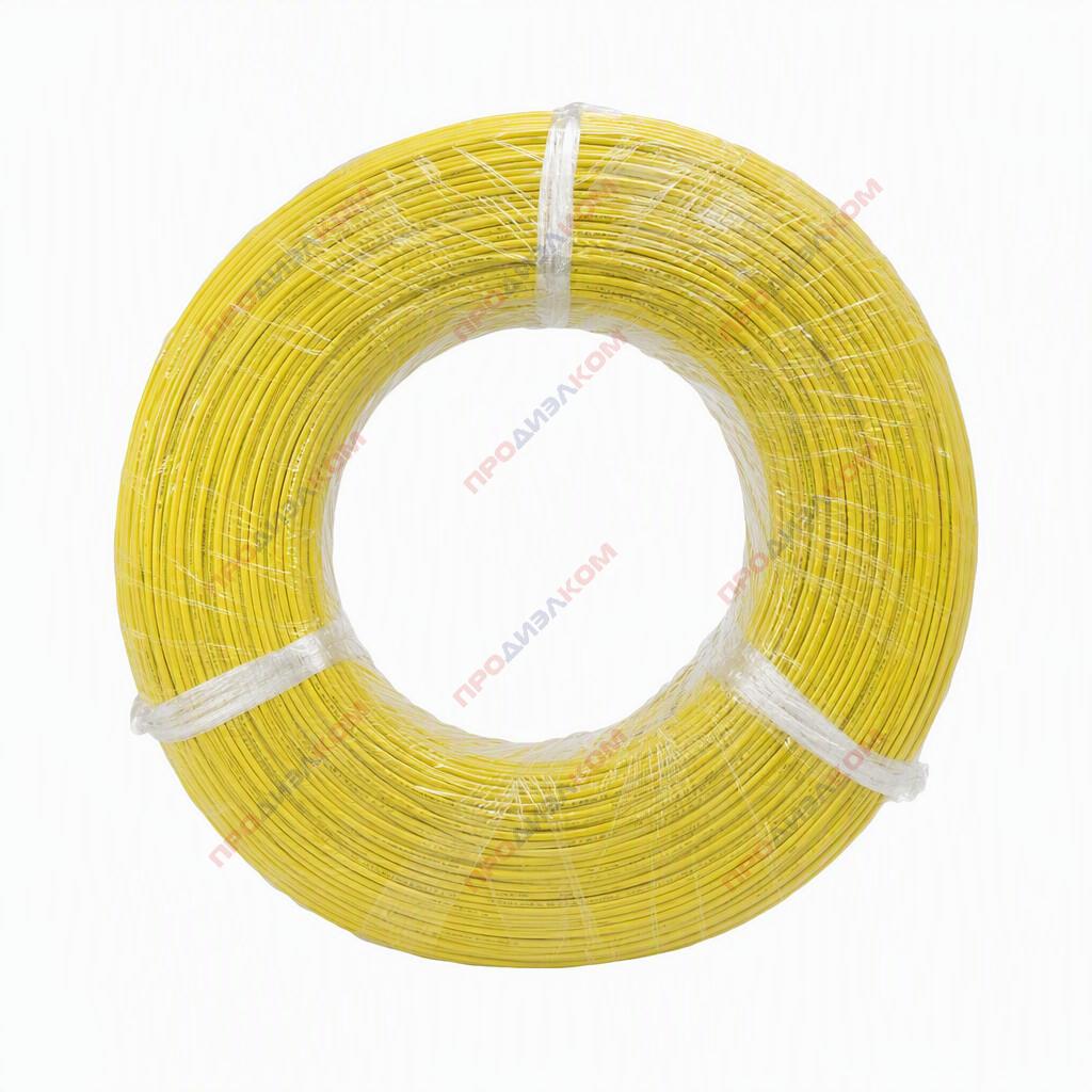 Провод силиконовый  20 AWG 0,5 мм кв 400 м (желтый)