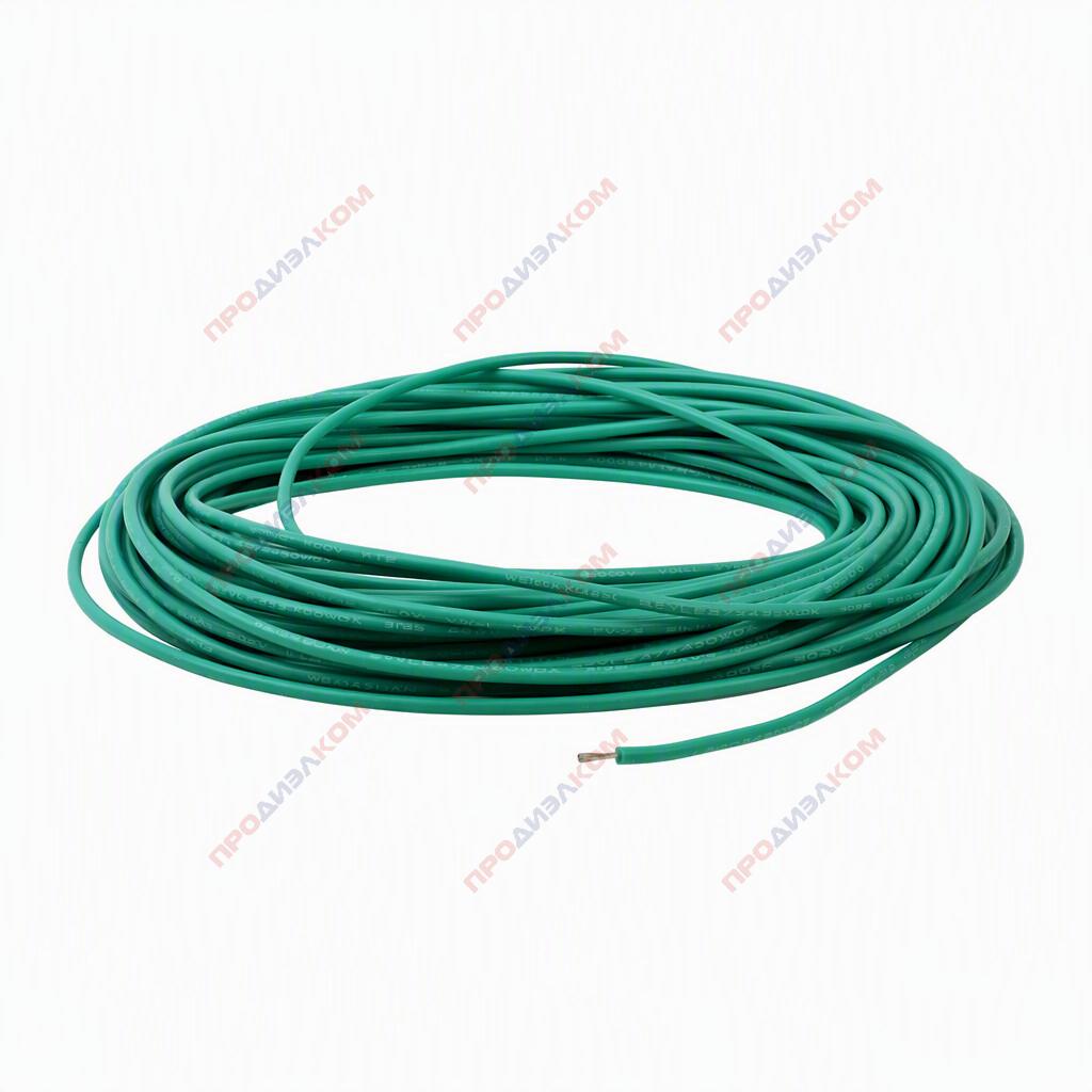 Провод силиконовый 20 AWG 0,5 мм кв 400 м (зеленый)