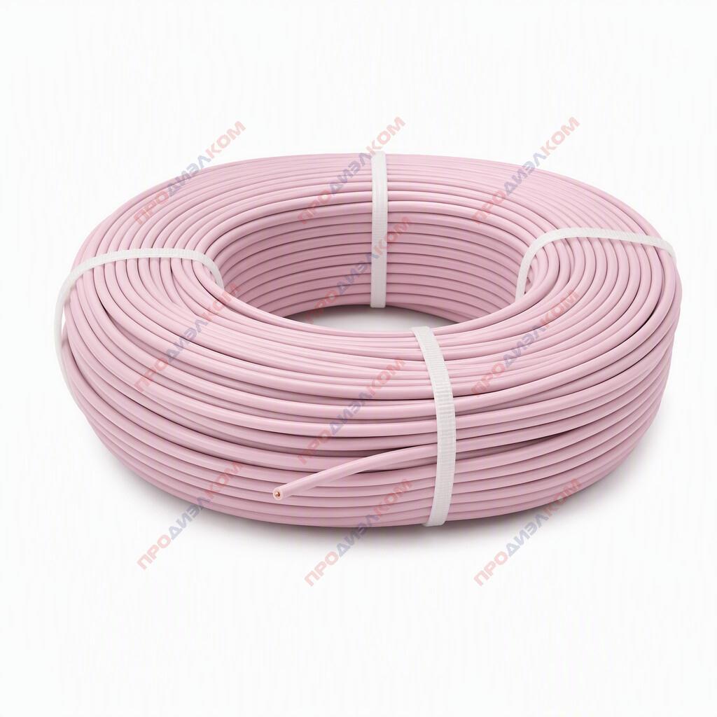 Провод силиконовый 18AWG 0,75 мм кв 305 м (розовый)