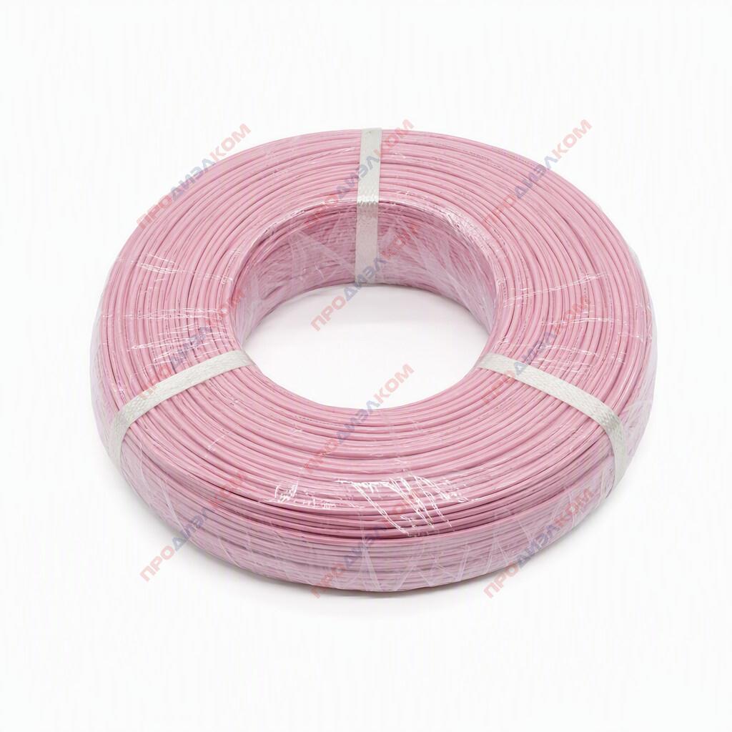 Провод силиконовый 18AWG 0,75 мм кв 305 м (розовый)