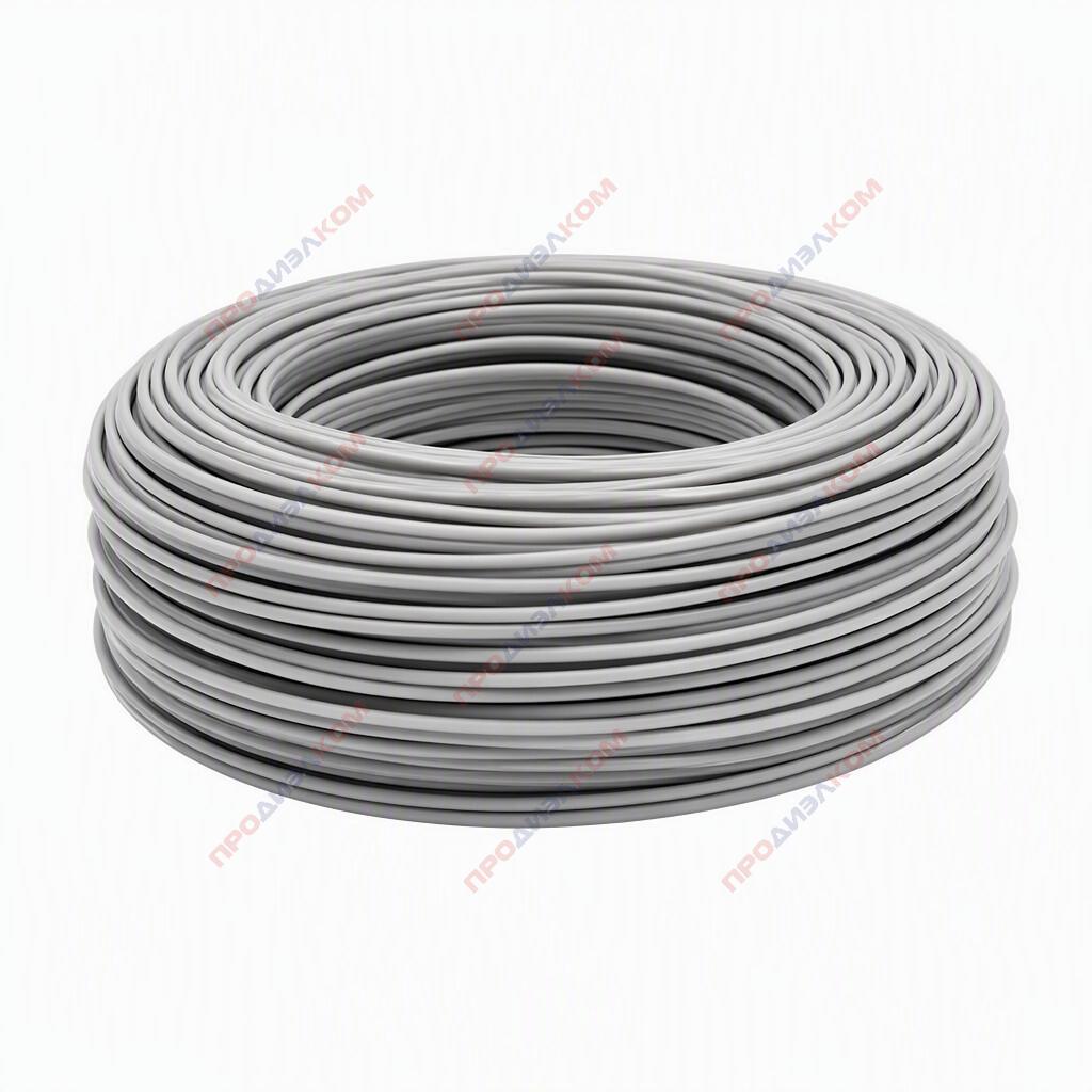 Провод силиконовый 17AWG 1,0 мм кв 200 м (серый