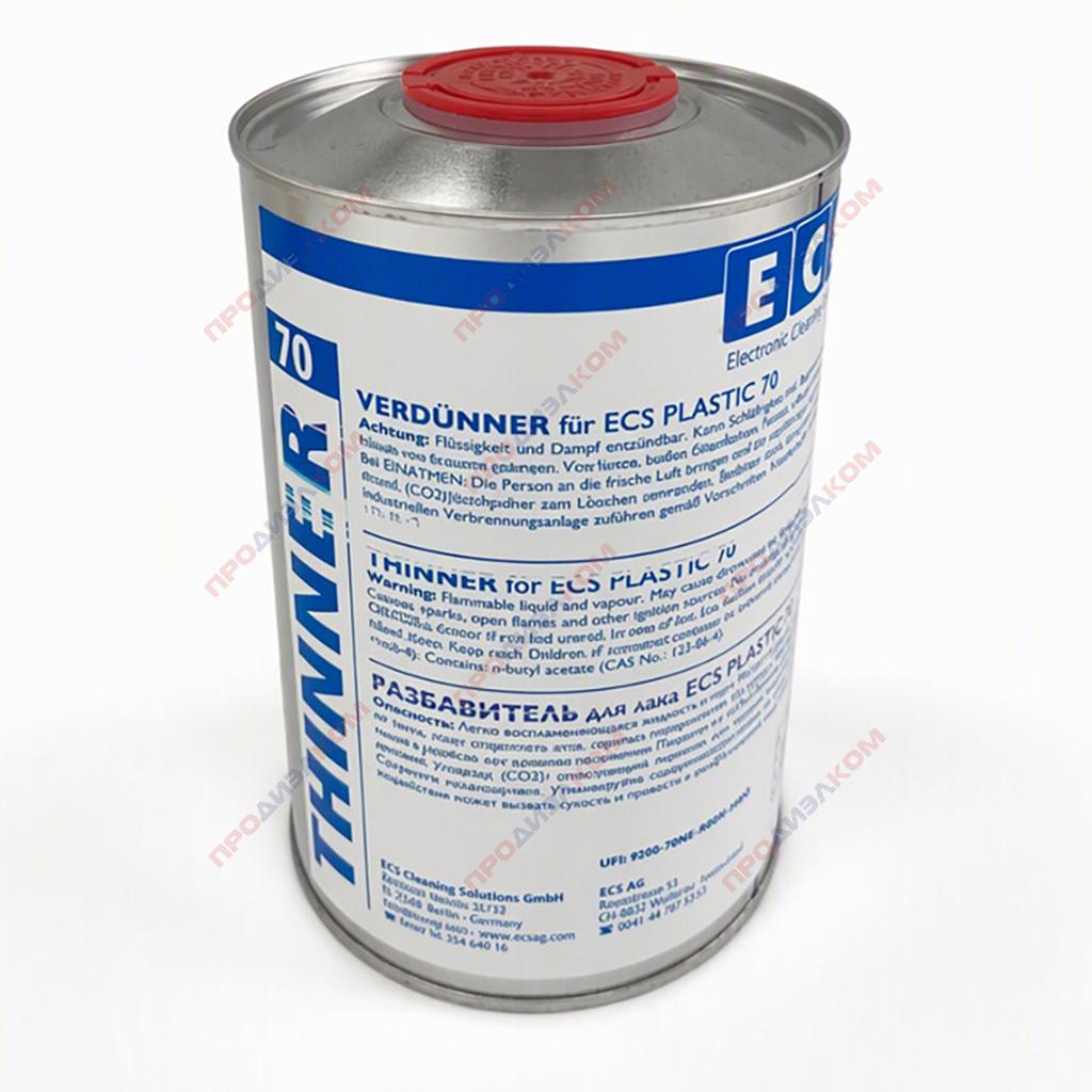 Разбавитель акрилового лака ECS Plastic THINNER 1 л
