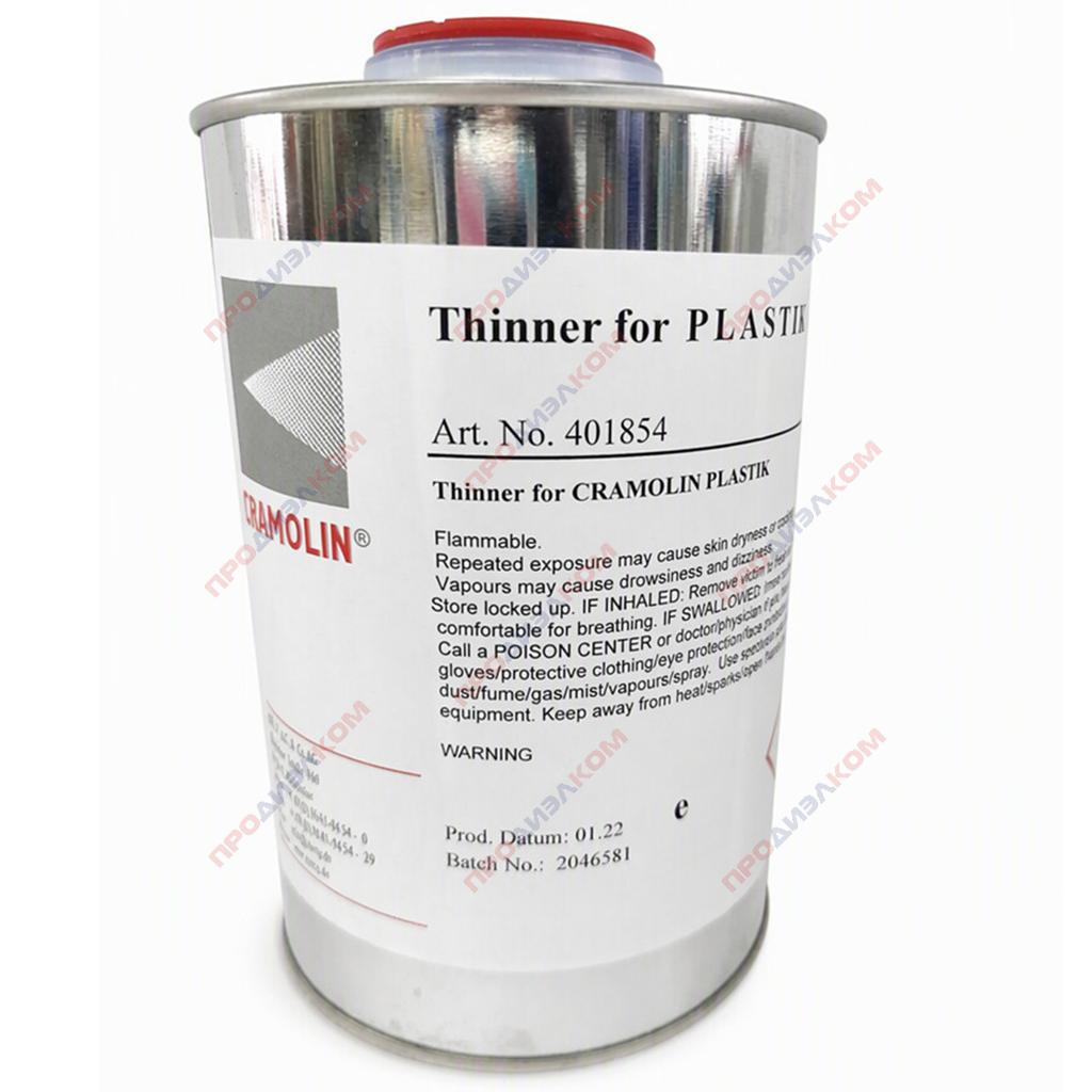 Разбавитель акрилового лака PLASTIK SOLVENT Cramolin 1 л