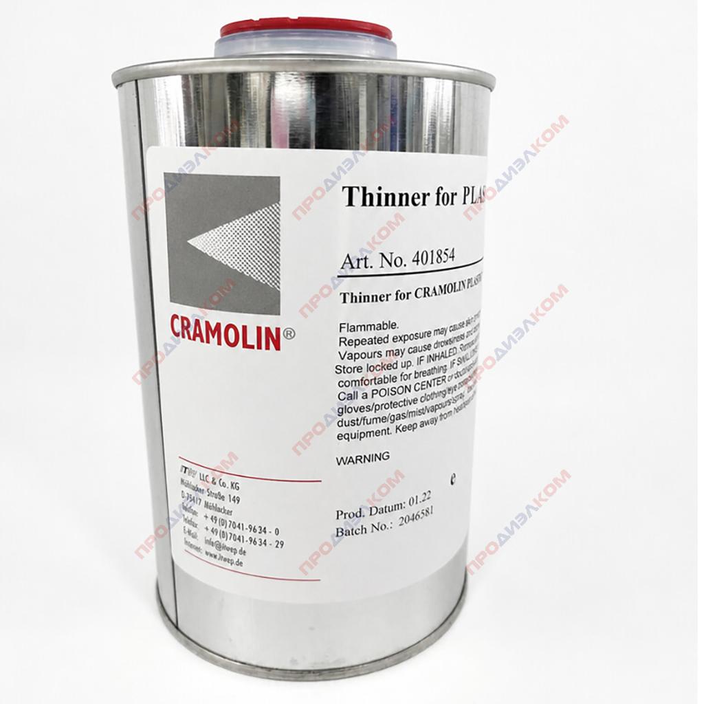Разбавитель акрилового лака PLASTIK SOLVENT Cramolin 1 л